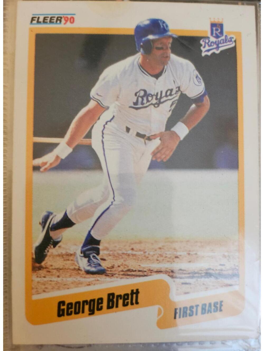 1990 Fleer George Brett #103 Baseball Card
